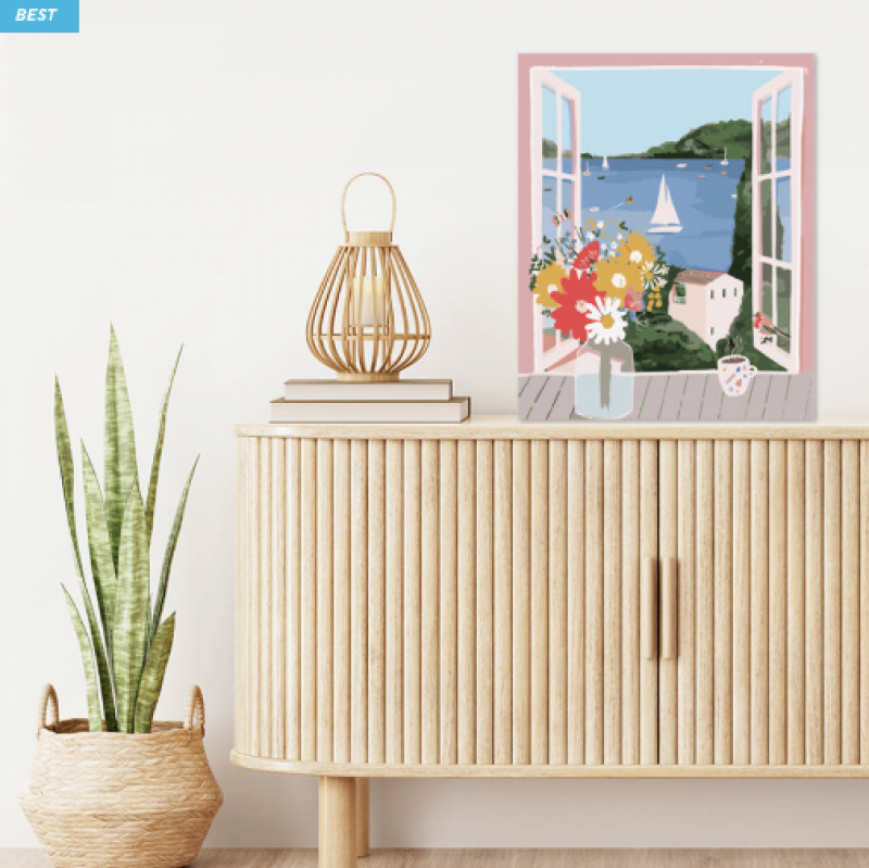 양양몰,국내자체제작 고급 DIY 명화그리기세트 (마이허니블리 베스트 모음 40x50cm)