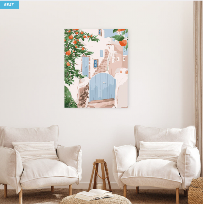 양양몰,국내자체제작 고급 DIY 명화그리기세트 (마이허니블리 베스트 모음 40x50cm)