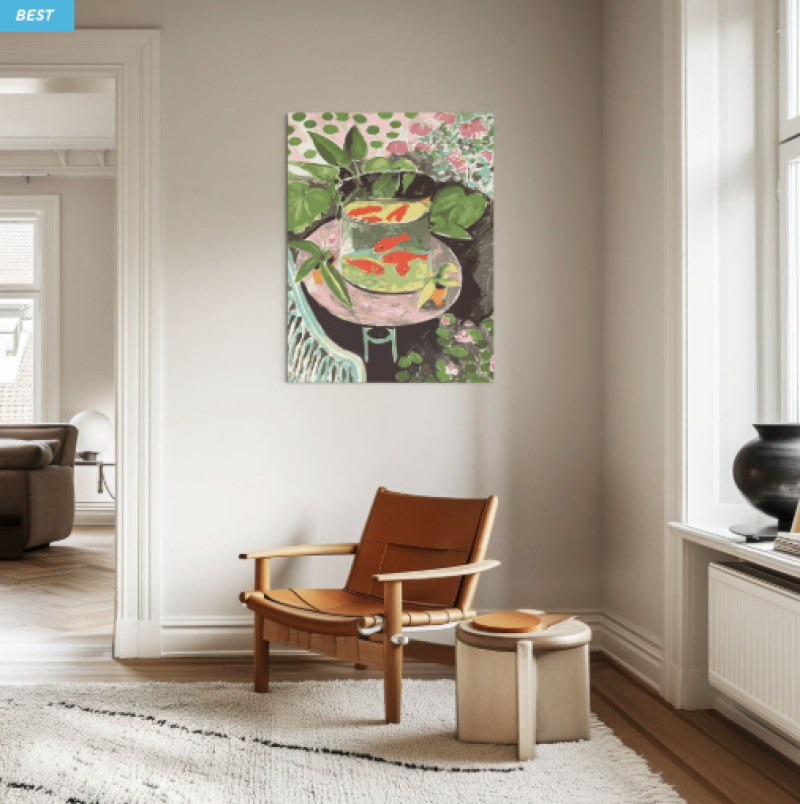 양양몰,국내자체제작 고급 DIY 명화그리기세트 (마이허니블리 베스트 모음 40x50cm)